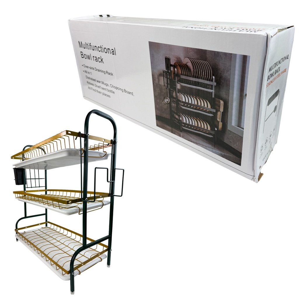 ZH-2182 ESCURRIDOR DE PLATOS PARA COCINA DE 43 X 60 X23.5 CM CON 1 PZ O CAJA CON 10 PZS