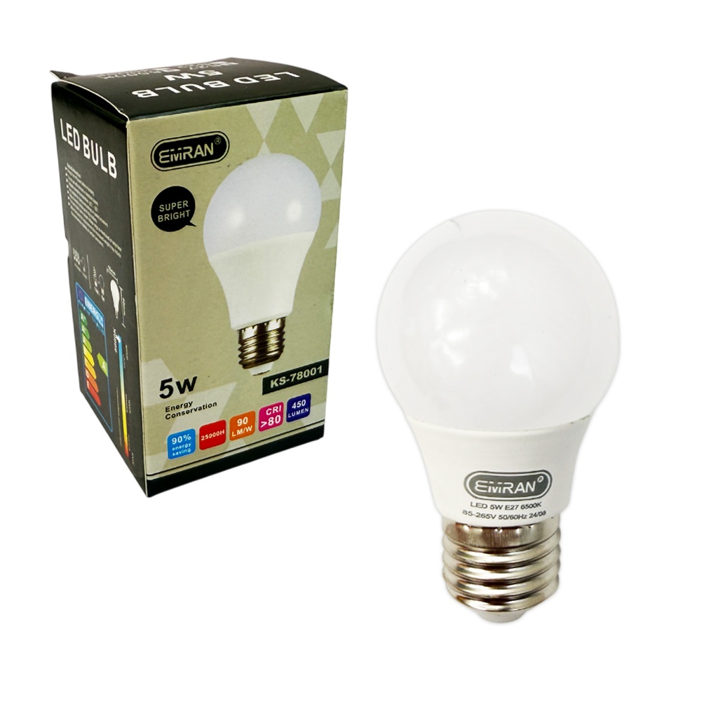 FOCO LED 5W CON 1 PZ O CAJA CON 100 PZS