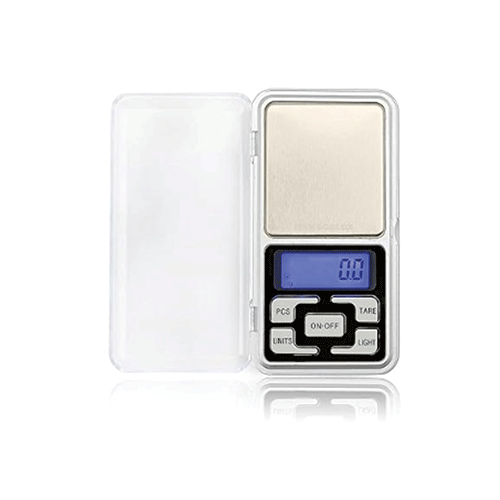 ZH-0354 MINI BASCULA DIGITAL CON TAPA PROTECTORA CON 1 PZ O CAJA CON 100 PZS