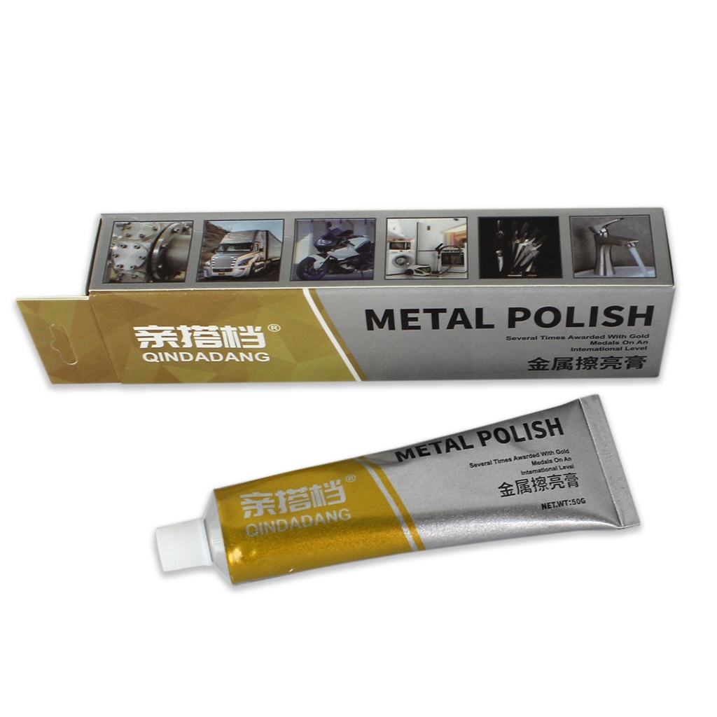 PASTA DE PULIDO DE METAL DE 50 GR CON 1 PZ O CAJA CON 1000 PZS