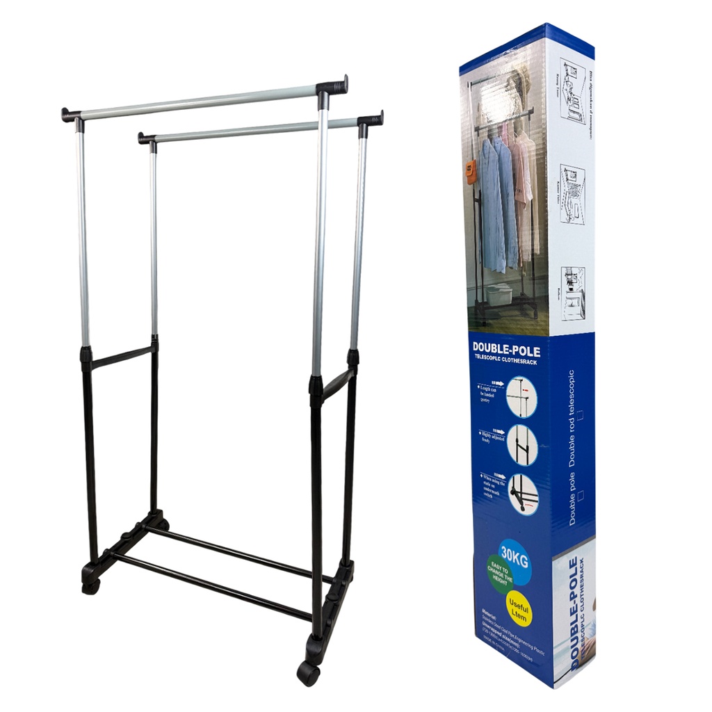 PERCHERO ORGANIZADOR DE ROPA CON 1 PZ O CAJA CON 12 PZS