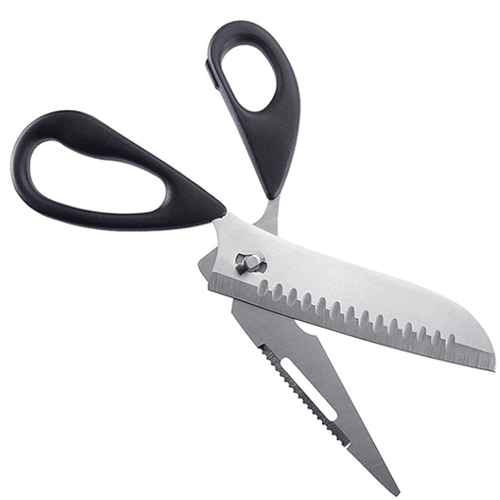 TIJERAS DE COCINA, DE ACERO INOXIDABLE, PARA CORTAR ALIMENTOS CON 1 PZ O CAJA CON 120 PZS