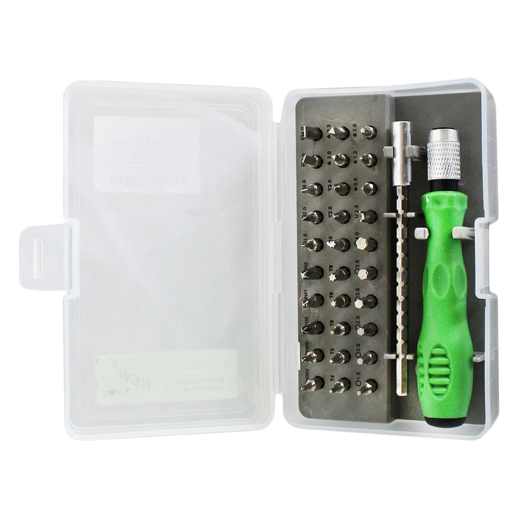 SET DE DESARMADOR CON DIFERENTES PUNTAS CON 1 PZ O CAJA CON 120 PZS
