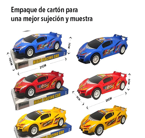 ZJ-1775 CARROS DE FRICCIÓN CON 1 PZ O CAJA CON 120 PZS
