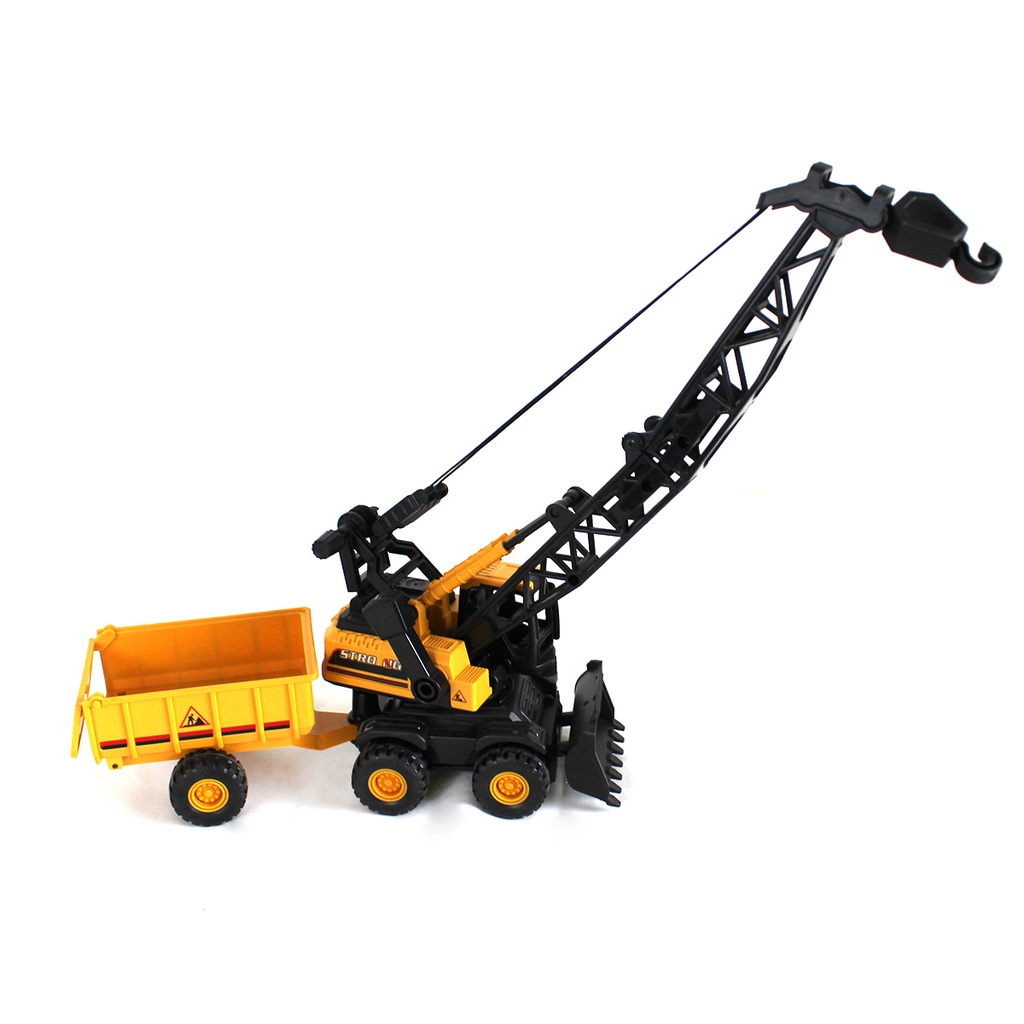 JUGUETE DE GRUAS DE CONSTRUCCIÓN CON 1 PZ O CAJA CON 120 PZS
