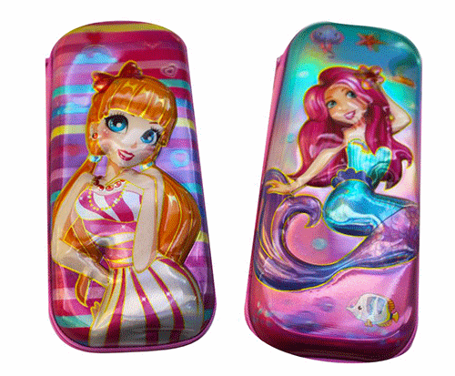 ZP-1003 ESTUCHE DE NIÑA PARA COLORES CON 1 PZ O CAJA CON 120 PZS