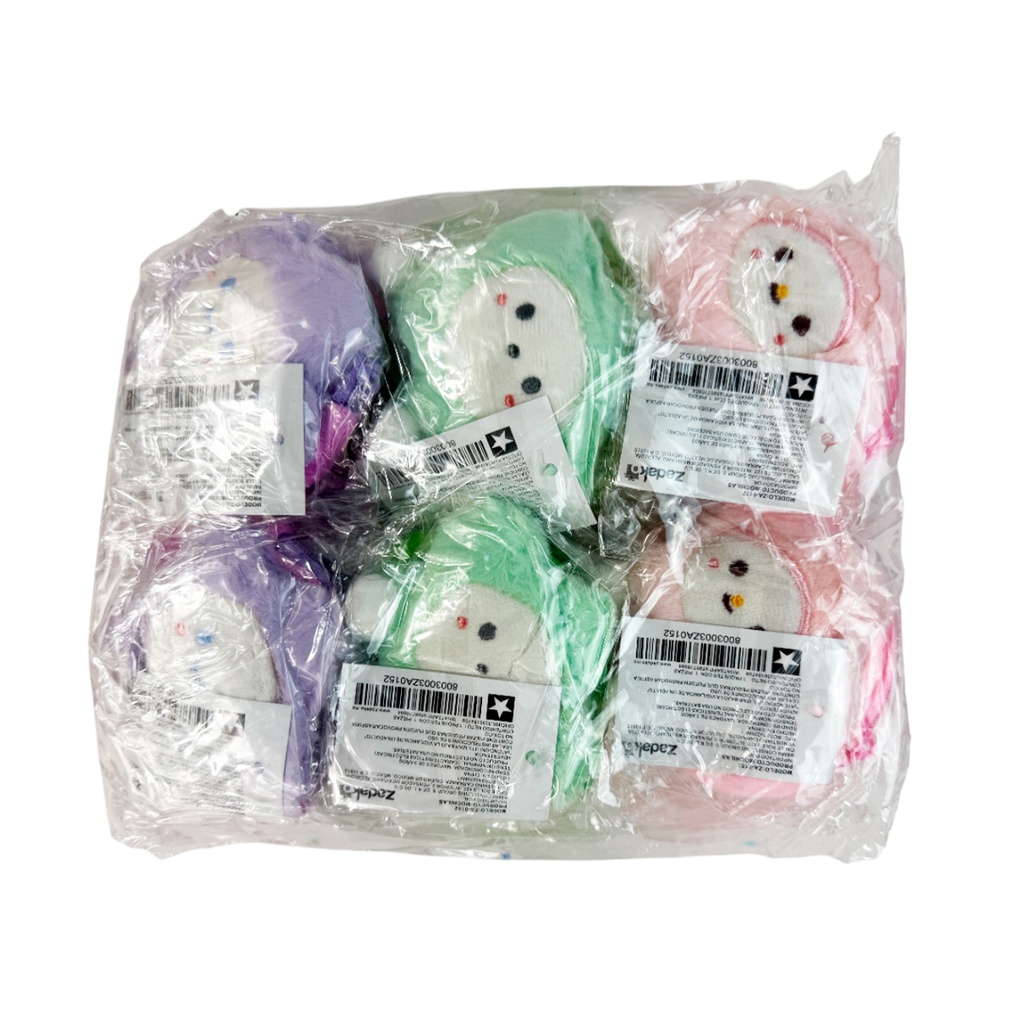 ZA-0152 MONEDERO PELUCHE  CON 1 PZ O CAJA CON 600 PZS