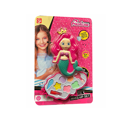 JUGUETE DE MAQUILLAJE INFANTIL SIRENA PARA NIÑAS CON 1 PZ O CAJA CON 144 PZS