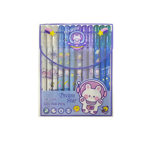 ZP-1079 SET DE 12 PLUMAS CON 1PQT O CAJA CON 192 PQTS