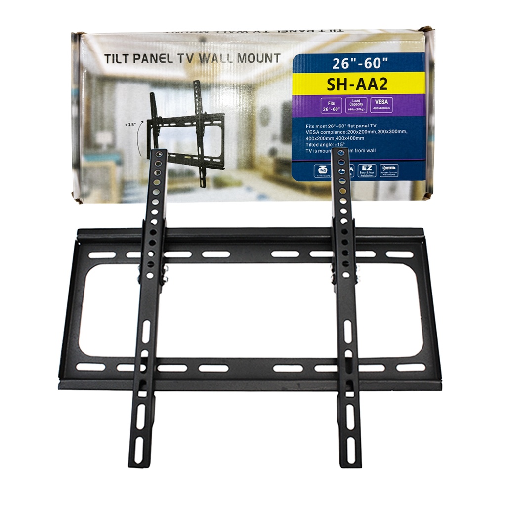 SOPORTE DE PARED PARA TV DE 26" A 60" CON 1 PZ O CAJA CON 20 PZS