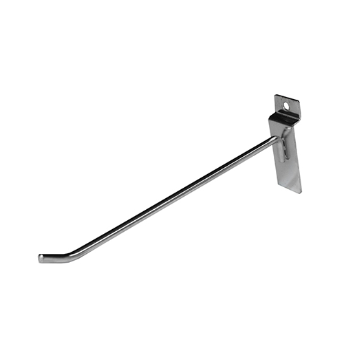 GANCHO DE METAL CROMADO DE 25 CM CON 1 PZ O CAJA CON 200 PZS