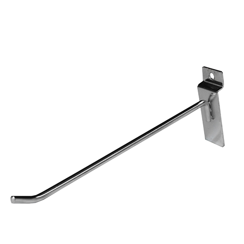 GANCHO DE METAL CROMADO DE 20 CM CON 1 PZ O CAJA CON 200 PZS