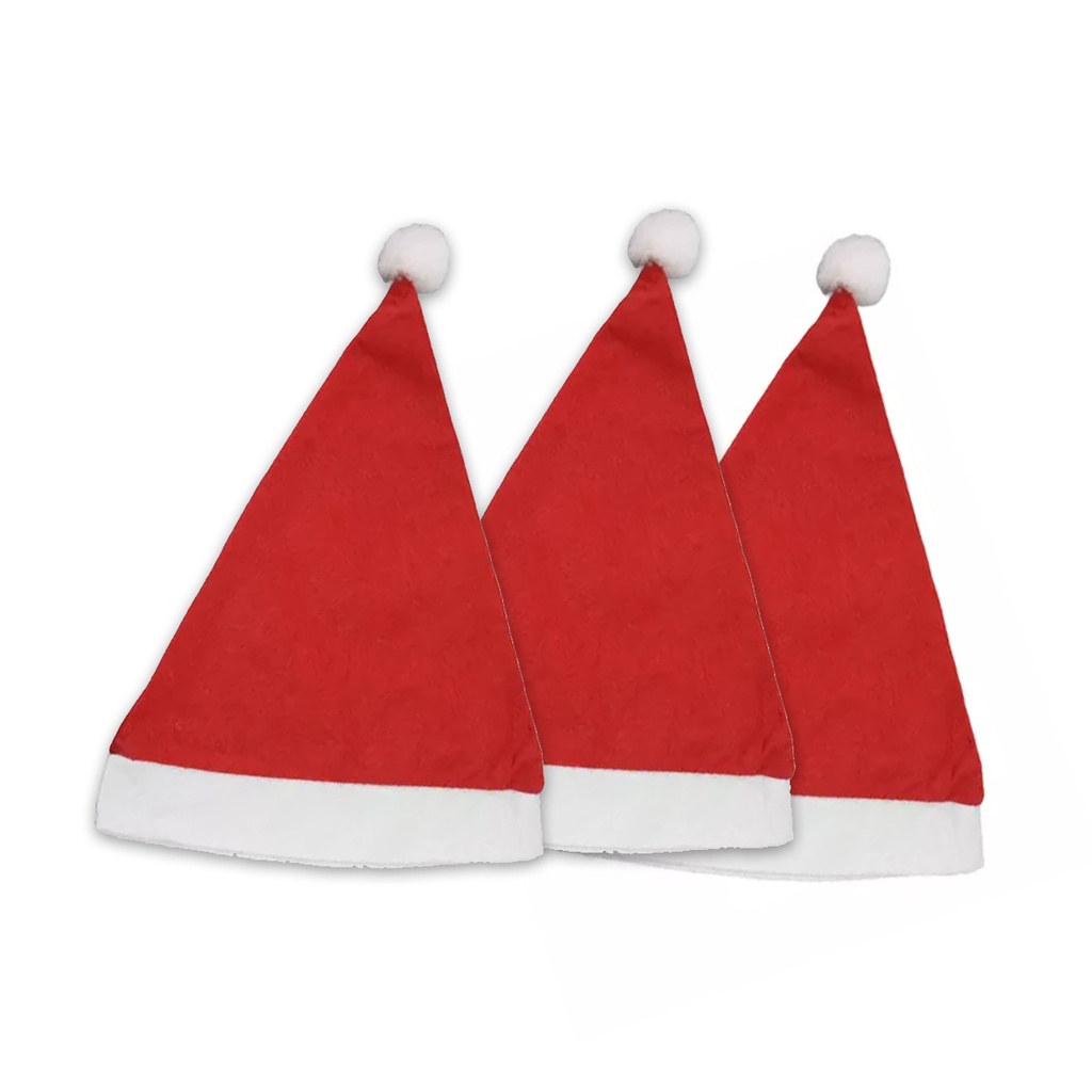 GORRO NAVIDEÑO, CON 12 PZS O CAJA CON 100 PQTS 
