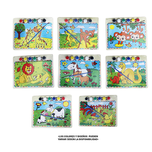 ZJ-1040 ROMPECABEZAS DIDACTICO Y DIBUJO DE MADERA C/ACUARELAS DE 22X17.5CM, CON 1 PZ O CAJA CON 200 PZS