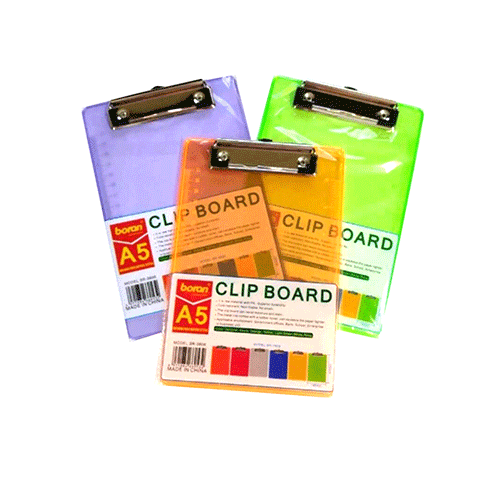 ZP-1547 TABLA PORTA DOCUMENTOS 22 X 15 CM CON 1 PZ O CAJA CON 200 PZS