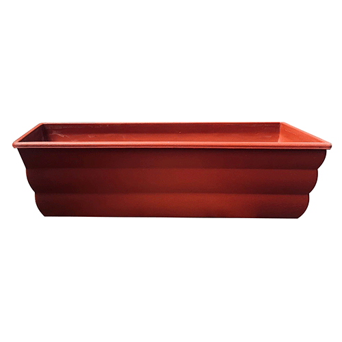MACETA RECTANGULAR,CON 1PZ O CAJA CON 24 PZS