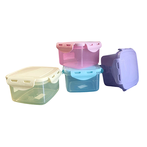 HERMETICO CUADRADO #1, CON 1 PZ O CAJA CON 24 PZS