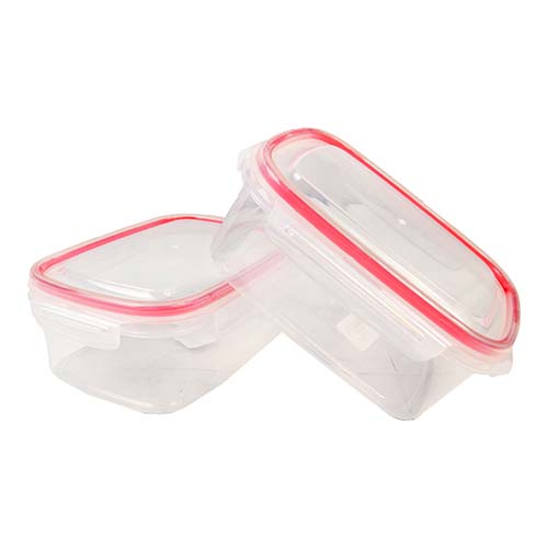 ENVASE RECTANGULAR #2 1.2 LT, CON 1 PZ O CAJA CON 24 PZS