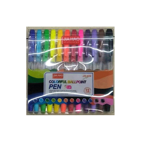 PLUMINES CON 12 COLORES CON 1PQT O CAJA 240 PQTS