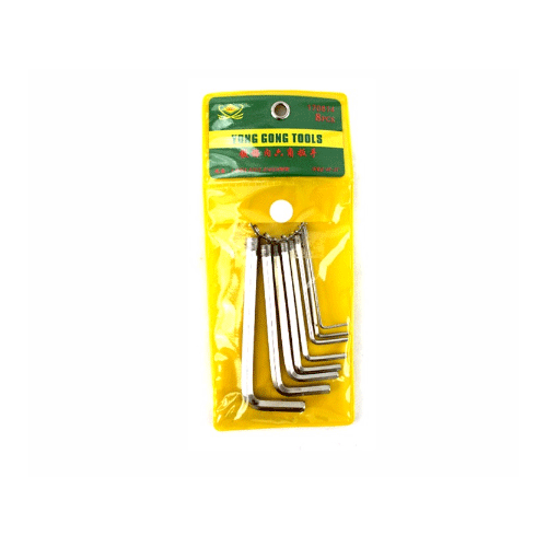 JUEGO DE 8 PZS LLAVES ALLEN, CON 1 PZ O CAJA CON 240 PZS