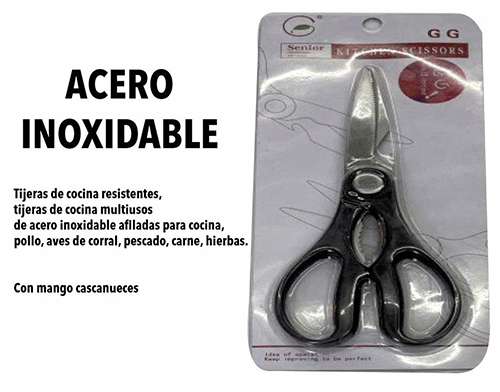 ZF-0202 TIJERAS DE USO RUDO CON 1 PZ O CAJA CON 240 PZS