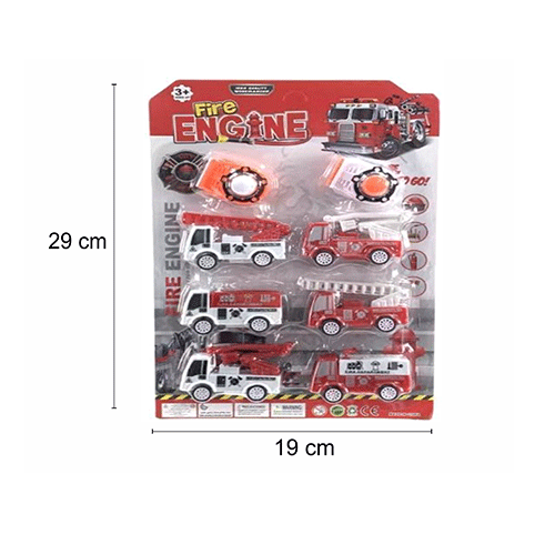 BLISTER 6 PZS VEHICULOS DE RESCATE Y LANZACOCHES CON 1 PZ O CAJA CON 240 PZS