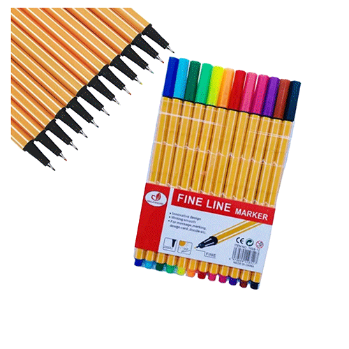 ZP-1041 SET DE PLUMAS DE GEL DE PUNTA FINA CON 12 COLORES CON 1 PZ O CAJA CON 240 PZS