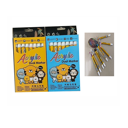 PLUMINES DOBLE PUNTA CON 8 PZS CON 1 PZ O CAJA CON 240 PZS