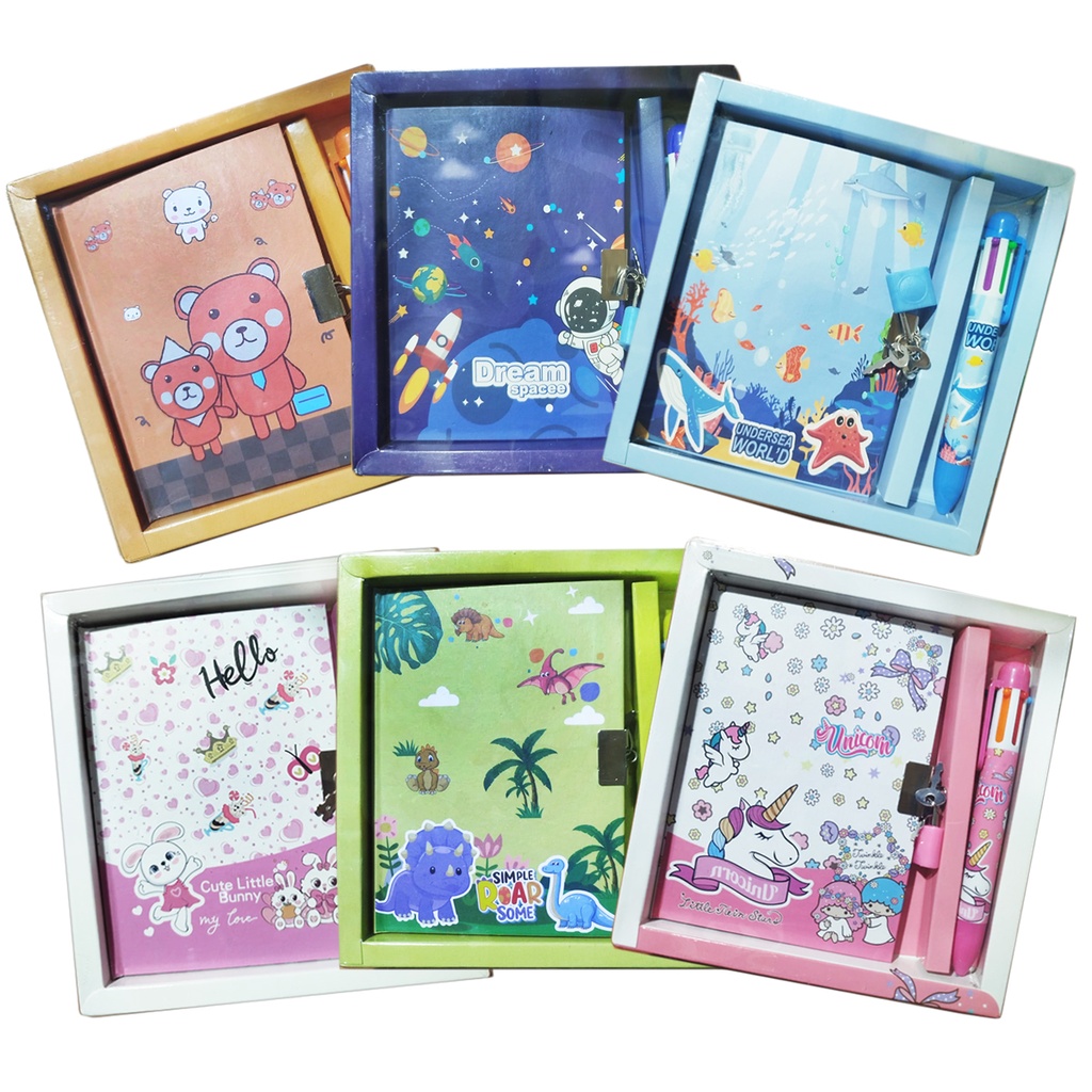 ZP-1542 DIARIO CON PLUMA DE COLORES CON 1 PZ O CAJA CON 240 PZS