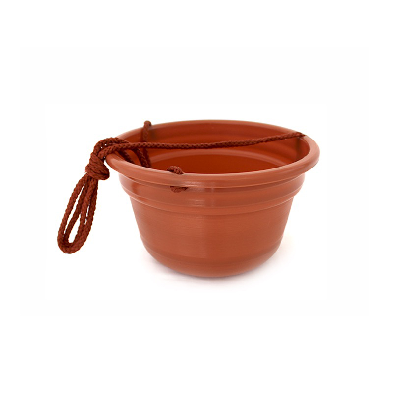 MACETA PARA COLGAR NO. 0 TERRACOTA, CON 1 PZ O CAJA CON 25 PZS
