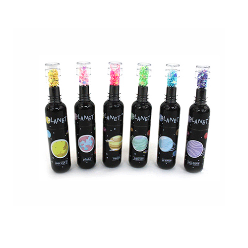 SET DE MARCATEXTOS 6 COLORES DIAMANTINA, CON 1 PZ O CAJA CON 288 PZS