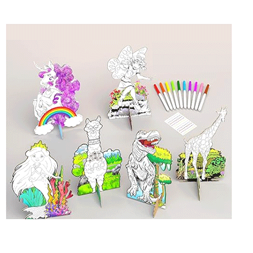 DIBUJO CON 5 COLORES CON 1 PZ O CAJA CON 288 PZS