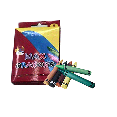 CRAYOLA 6 COLORES 8.5 X 10.5 CM CON 1 PZ O CAJA CON 288 PZS
