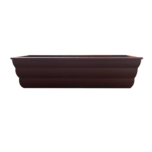 MACETA RECTANGULAR, CON 1PZ O CAJA CON 30 PZS