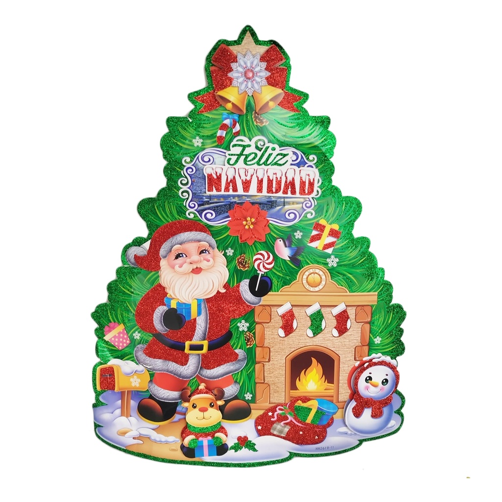 ACCESORIO DECORATIVO NAVIDEÑO CON 1 PZ O CAJA CON 300 PZS