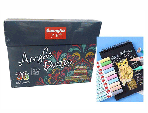 ZP-1606 ESTUCHE DE PLUMINES CON 36 COLORES O CAJA CON 32 PQTS