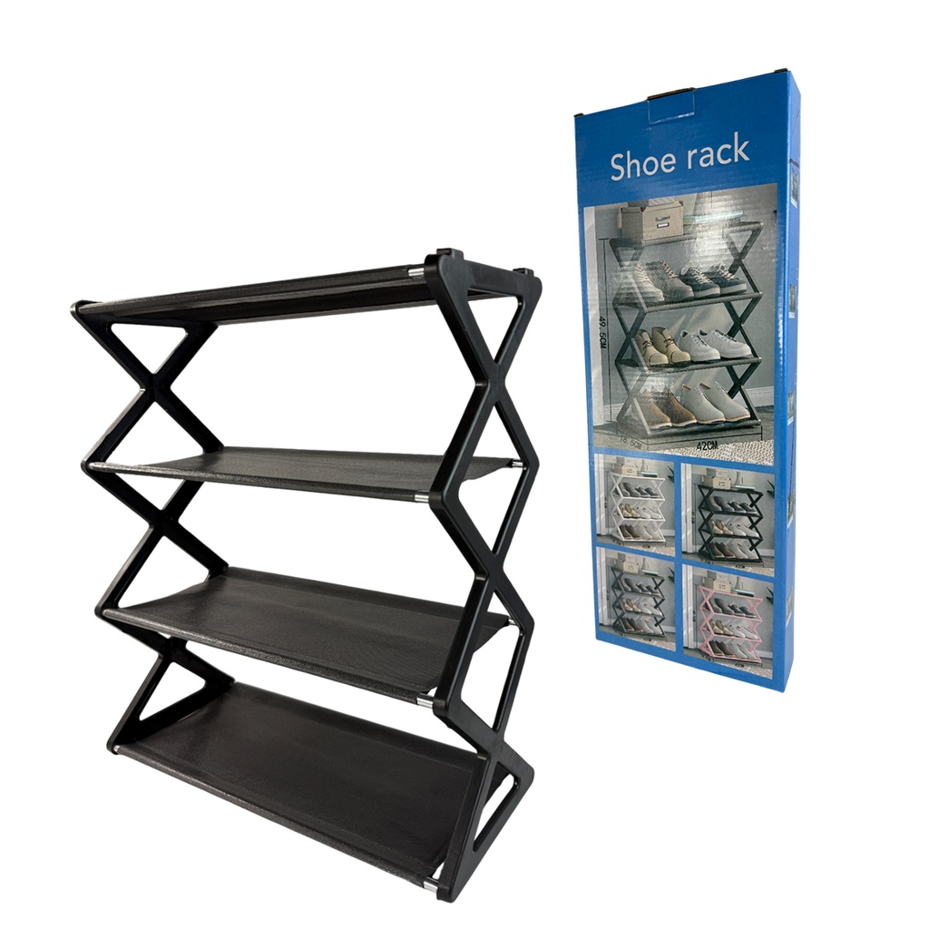 ZH-2236 ZAPATERO ORGANIZADOR DE 4 NIVELES CON 1 PZ O CAJA CON 36 PZS