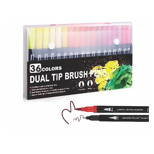 ZP-1027 PLUMINES CON 36 COLORES, CON 1 PQT O CAJA CON 40 PQTS