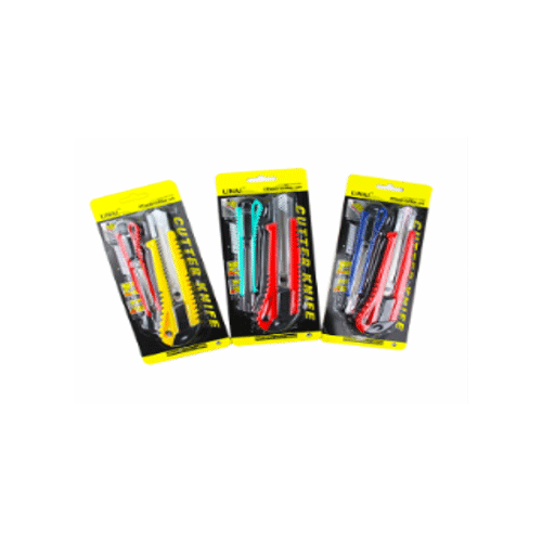 JUEGO DE 2 PIEZAS CUTTER, CON 1 PZ O CAJA CON 400 PZS