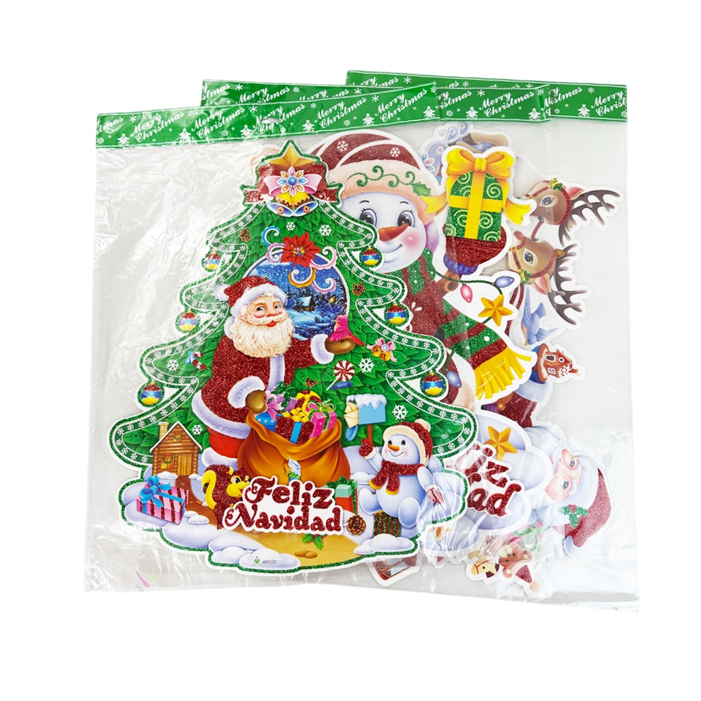 ACCESORIO DECORATIVO NAVIDEÑO CON 1 PZ O CAJA CON 400 PZS