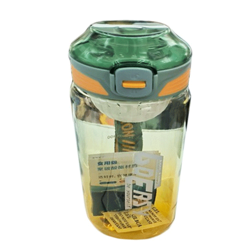 BOTELLA DE AGUA DEPORTIVA DE 800 ML, DE 24.5 X 8.5 CM CON SEGURO EN LA TAPA, CON INFUSOR Y CON AGARRADERA, AGUANTA TEMPERATURAS DE -10° HASTA 110° CON 1 PZ O CAJA CON 48 PZS