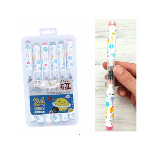 ZP-1292 PLUMINES CON 24 COLORES CON 1 PQT O CAJA CON 48 PQTS