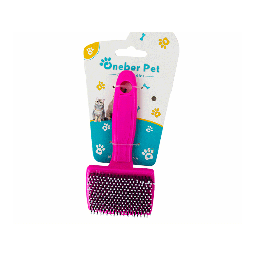 CEPILLO PARA MASCOTA, DE 13 X 6 CM CON 1 PZ O CAJA CON 480 PZS