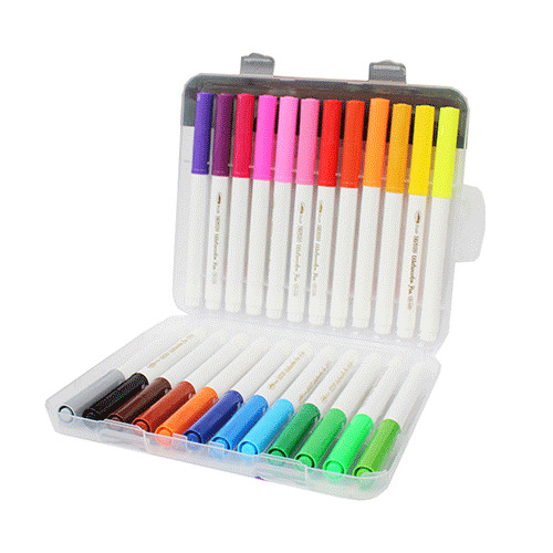 ZP-1289 PLUMINES CON 24 COLORES CON 1 PQT O CAJA CON 56 PQTS