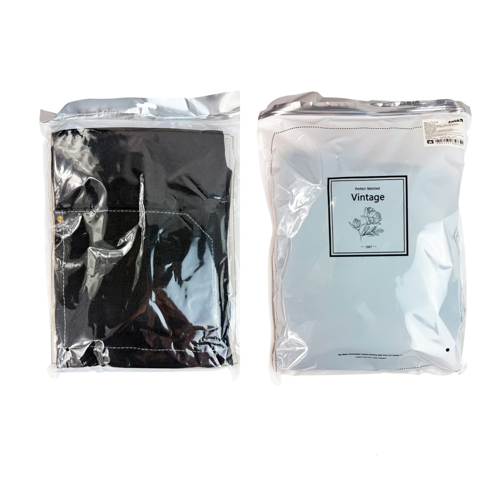 ZH-0369 MANDIL DE MEZCLILLA CON 1 PZ O CAJA CON 60 PZS