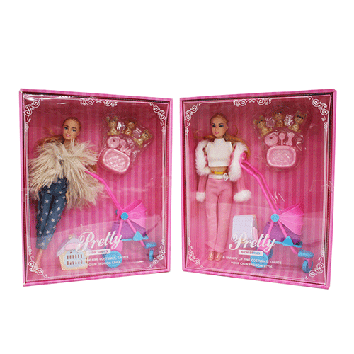 ZJ-1609 MUÑECA CON ACCESORIO CON 1 PZ O CAJA CON 60 PZS