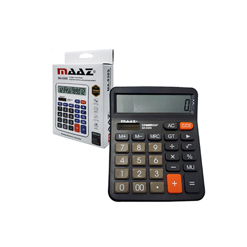 ZP-1684 CALCULADORA DE 14.7 X 18.3 CM CON 1 PZ O CAJA CON 60 PZS