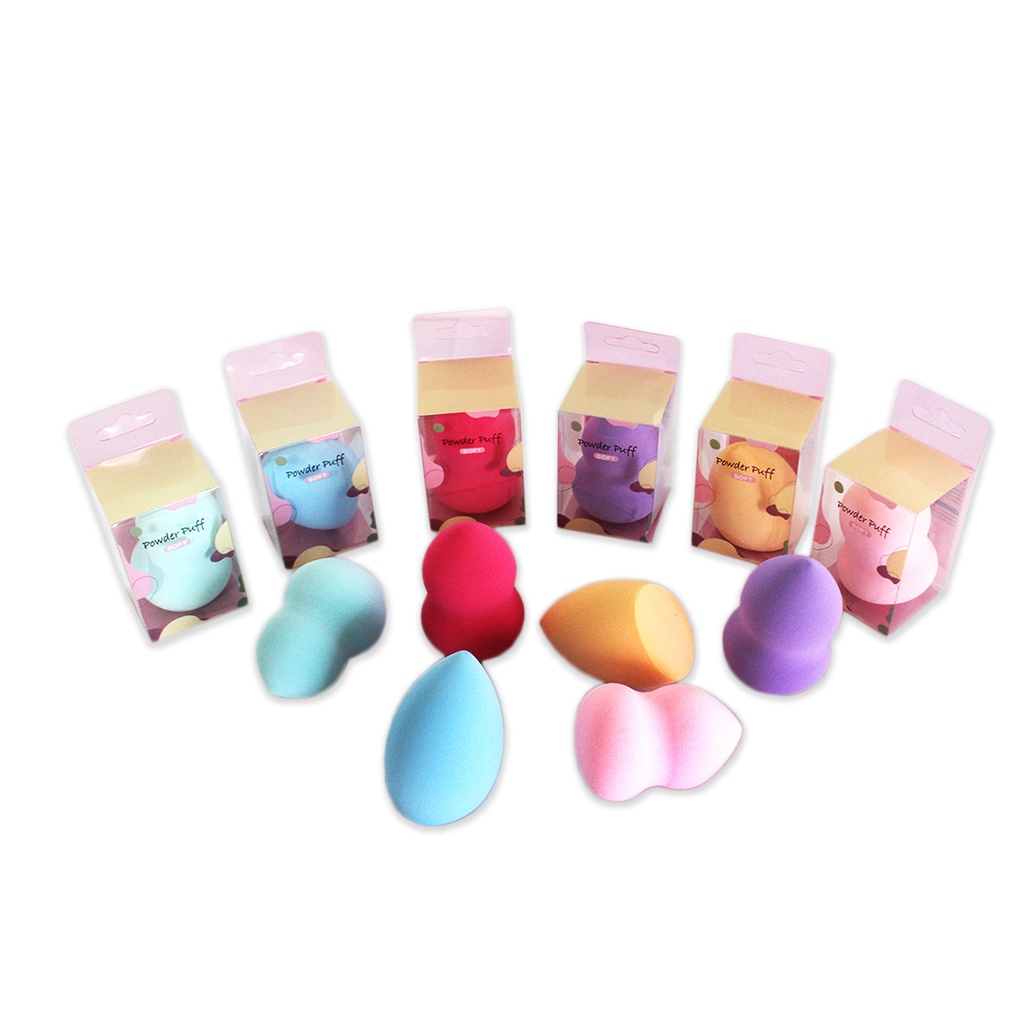 ESPONJA P/MAQUILLAJE, CON 1 PZ O CAJA CON 600 PZS