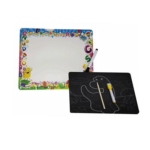 TABLERO CON HOJA DE REVESO PARA DIBUJAR CON 1 PZ O CAJA CON 600 PZS