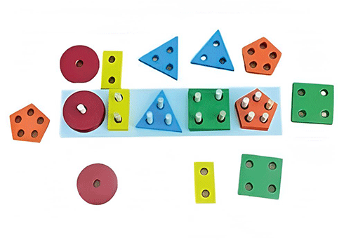 ZJ-1396 JUGUETE DIDACTICO FIGURAS GEOMETRICAS CON 1 PZ O CAJA CON 64 PZS
